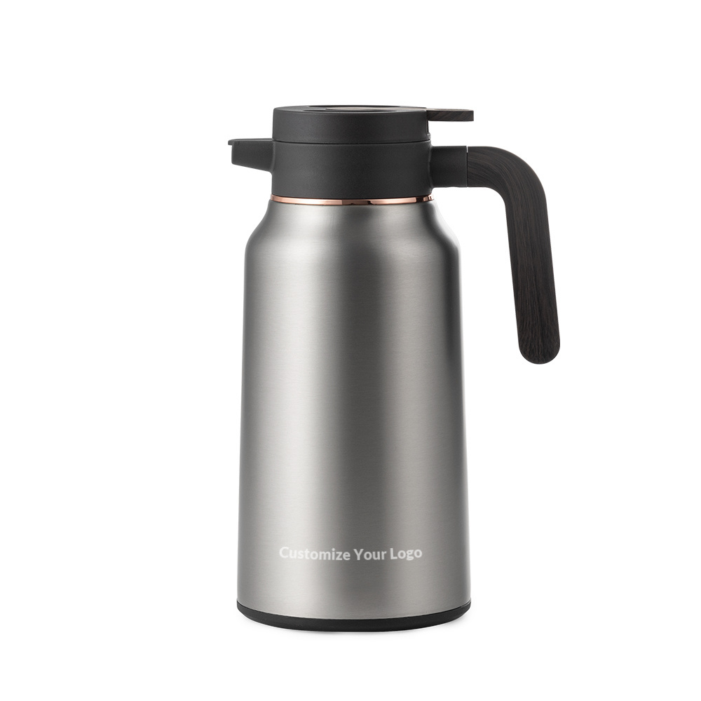 Wholesale Sustainable 304 Stainless Steel Vacuum Insulation Water Jug Vacuum Coffee Pot & Tea Kettle