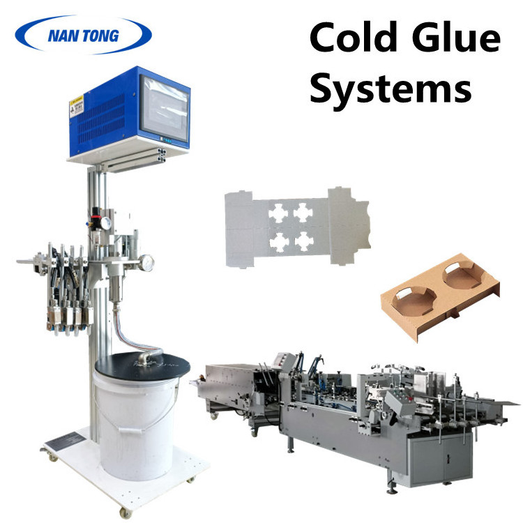 Cold Glue Systems Glue spraying system Gluing system for folder gluer 2 spray guns