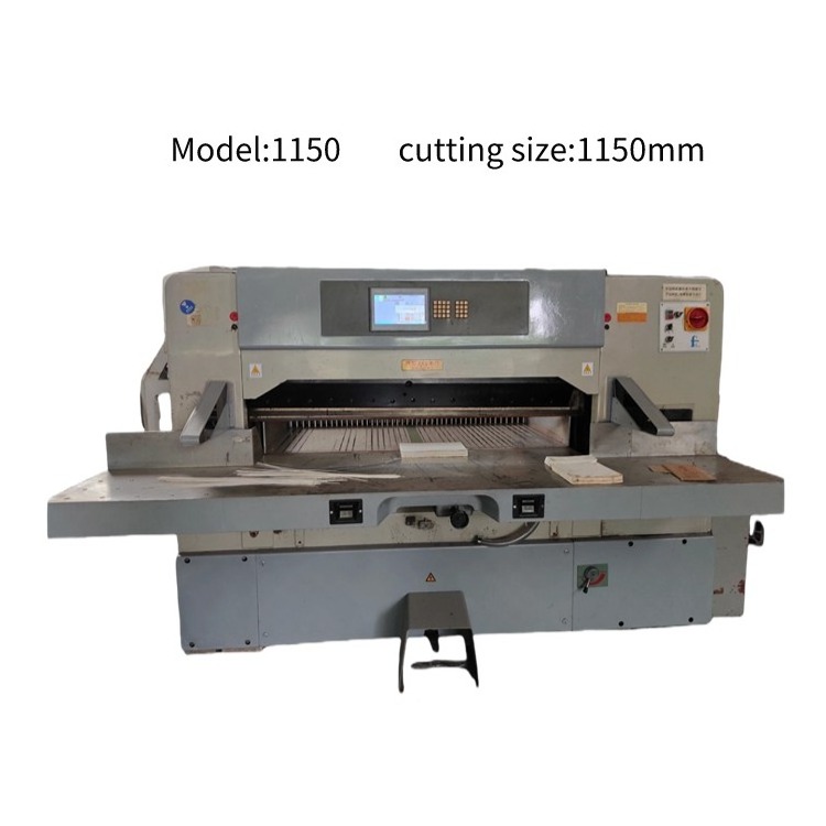 Used automatic paper cutter 920mm/1150mm Electric paper cutter