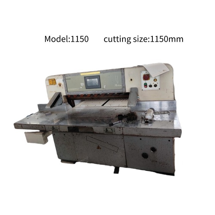 Used automatic paper cutter 920mm/1150mm Electric paper cutter