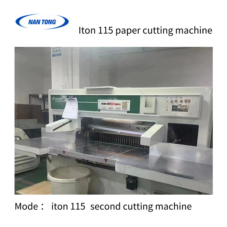 China second 115 paper cutting machine carton paper card die cutting machine