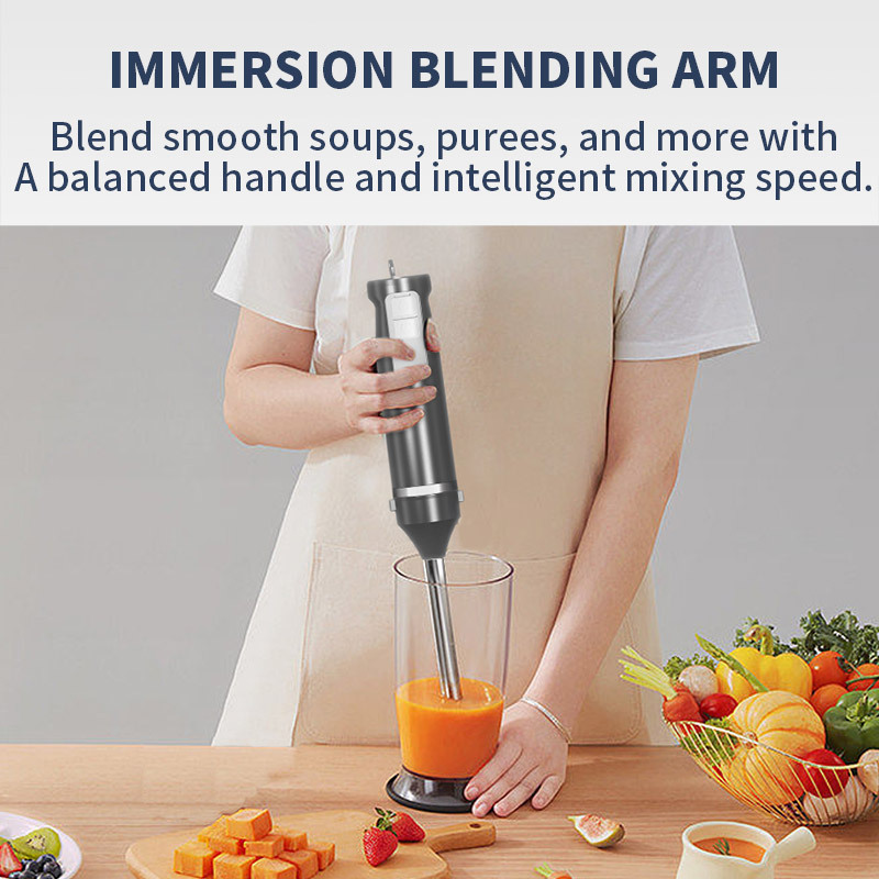 Secure Operation Manual Blender Food Chopper Hand Blender Cup 800w Cordless Portable Blender