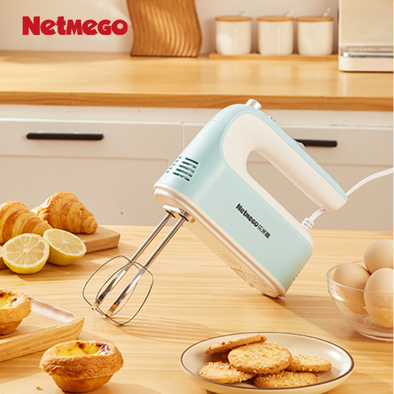 Electric hand mixer kitch300 Watt 5-Speed Mini Electric Blender Hand Mixer Dough Kneader Bread Whisker Cake Mixture Machine Bake