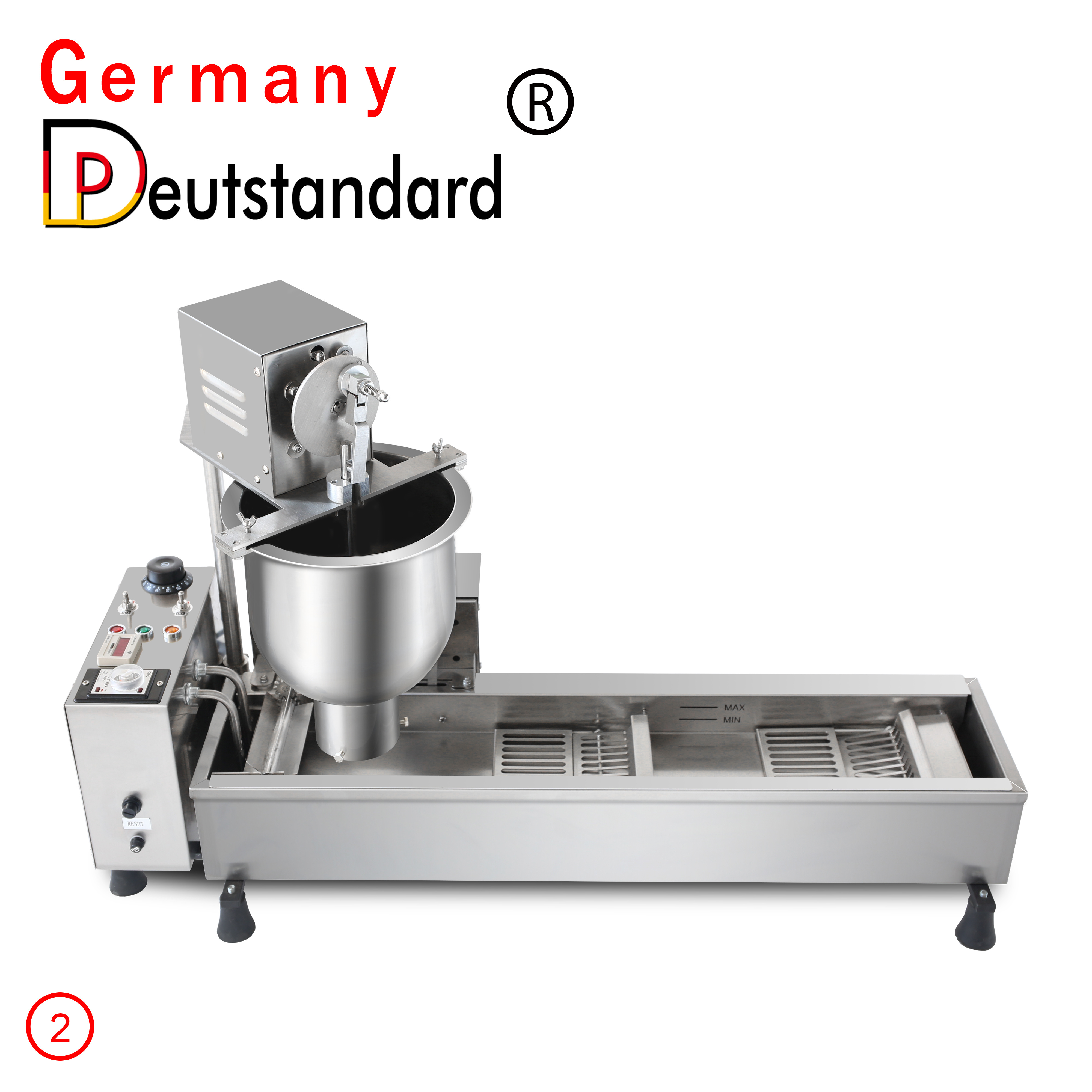 Germany Deutstandard NP-2 Mini Donut Maker Commercial 304 Stainless Steel 3 Sizes Donut Moulds Full-Automatic Doughnut Maker