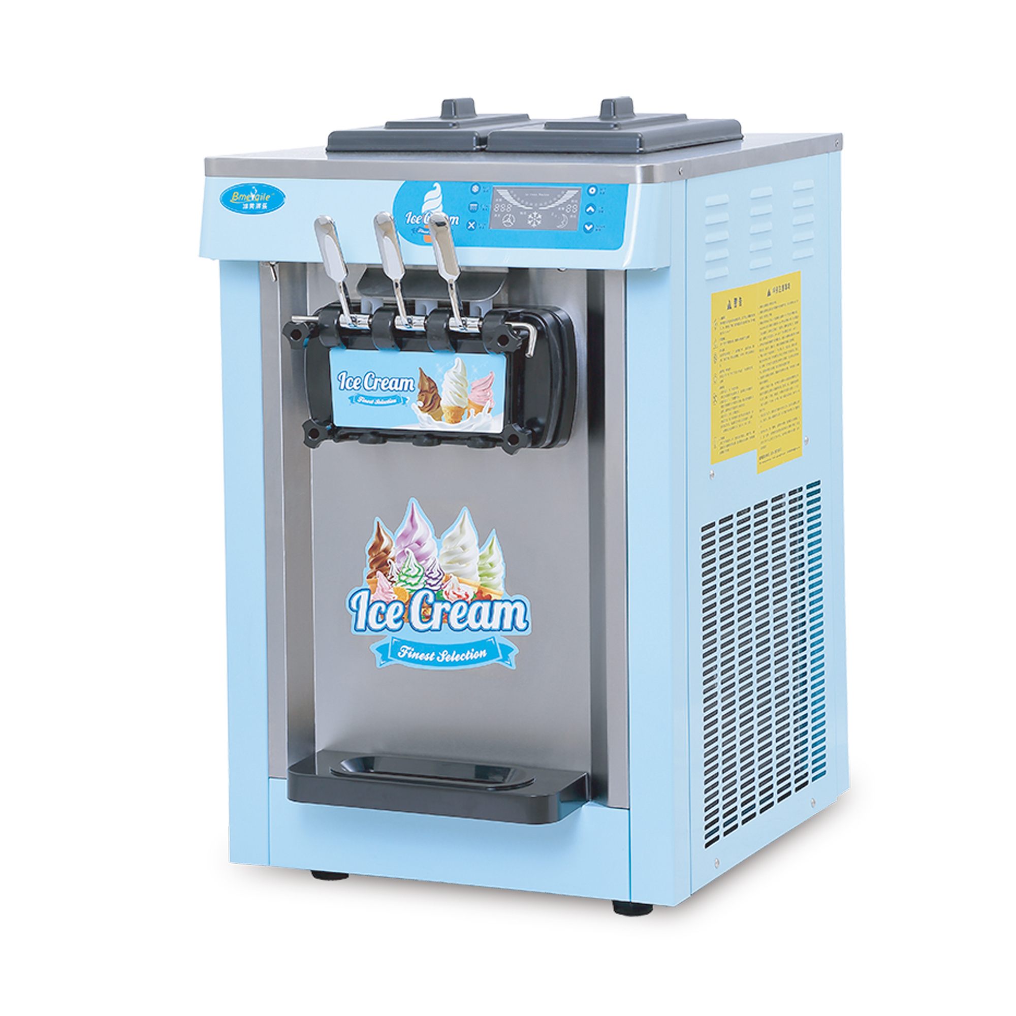 commercial liquid nitrogen flat pan fried ice cream machine soft ice cream machine for sale