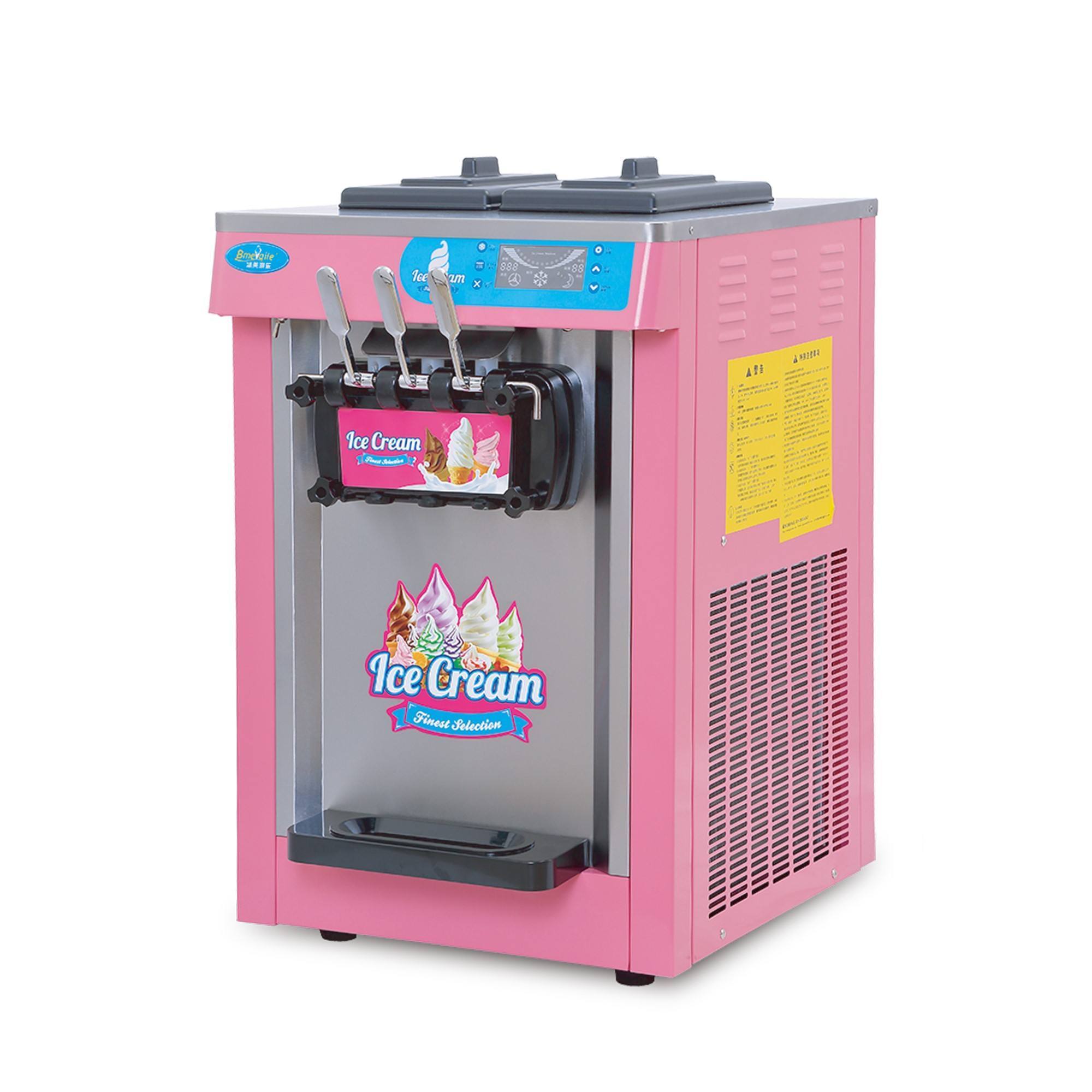 Softserve Ice Cream Machine Domestic Ice Cream Machine Electrique Ice Cream Maker Machine on Wheels