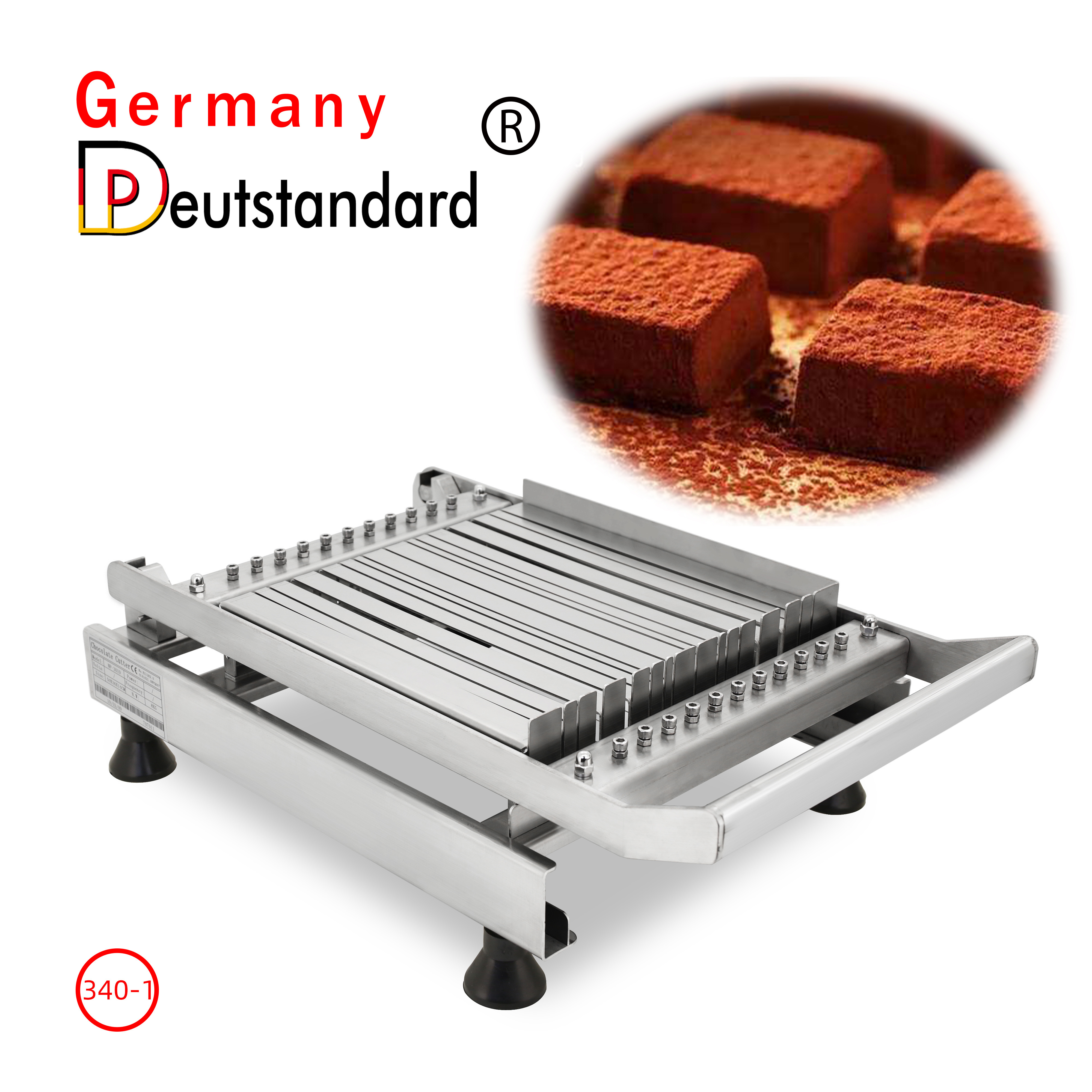 Germany Deutstandard NP-340-1 Manual Chocolate Cutting Machine High Quality Stainless Steel Soft Sweets Jelly Guitar Cutter