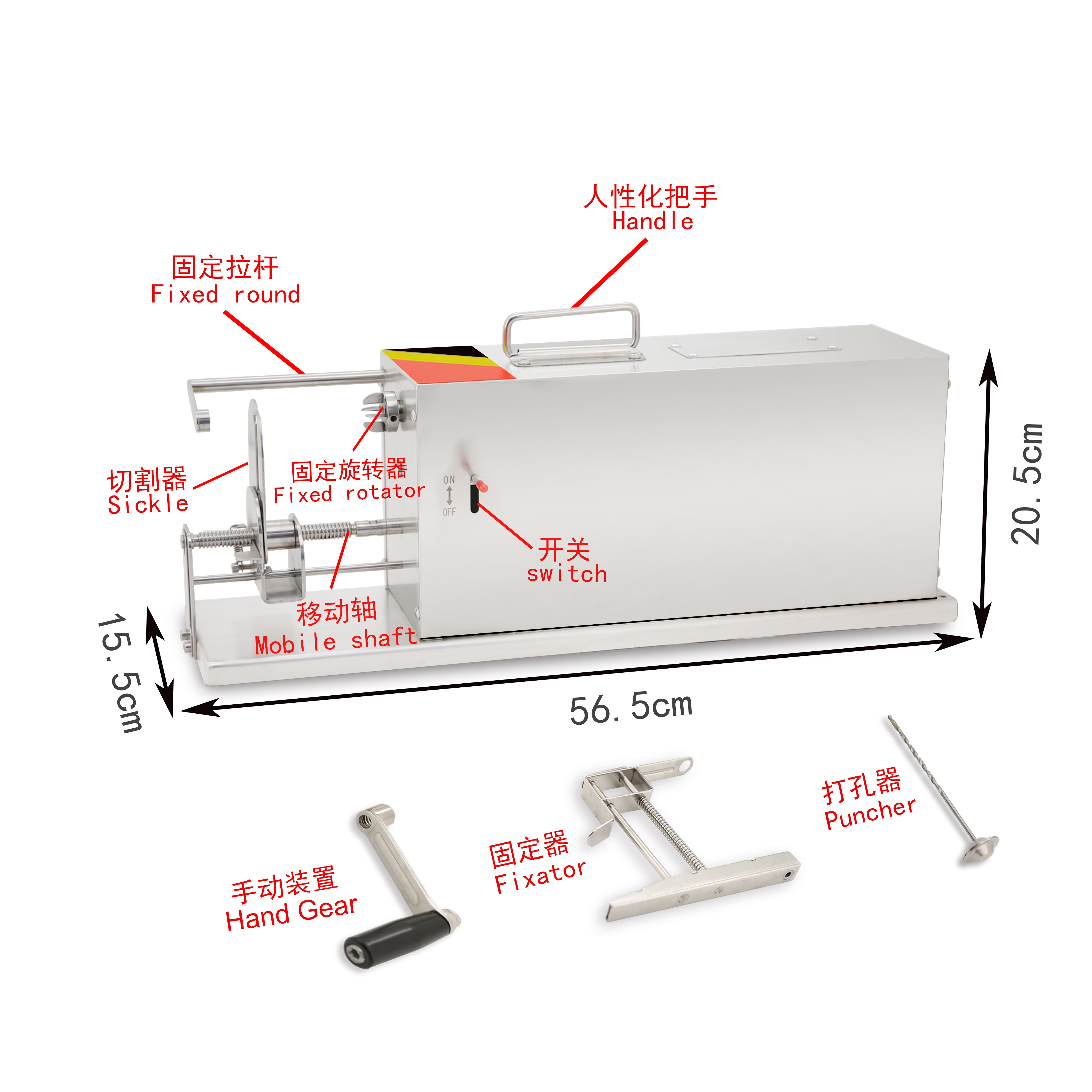 commercial durable potato spiral cutter potato chip cutter