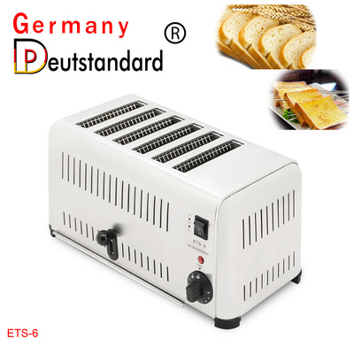 Appliance Home 6 Slice Stainless Steel Electric Bread Toaster