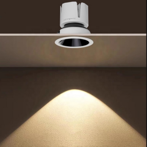 Led Spotlight For Home Hotel Lamp Black COB Recessed Ceiling Light Rotating Led Flood Spot Light 3w 5w 7w 9w 12w 15w