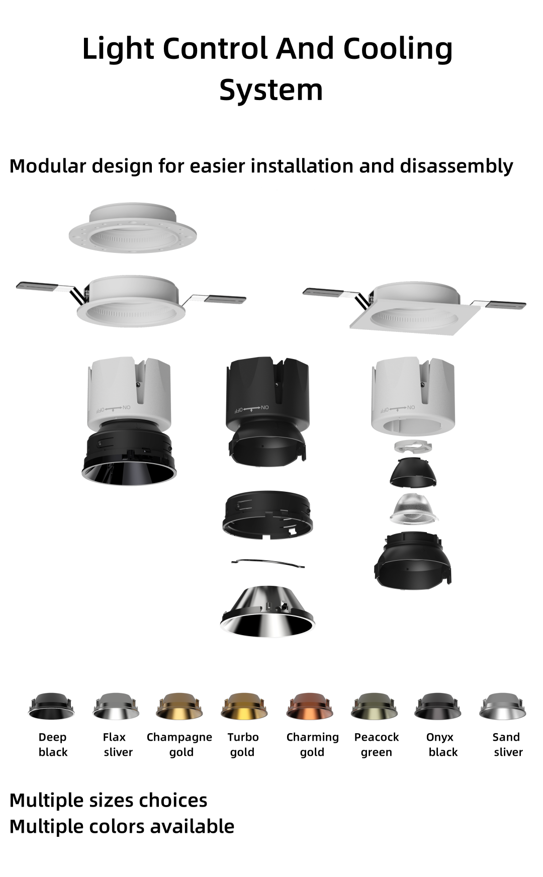 Led Spotlight For Home Hotel Lamp Black COB Recessed Ceiling Light Rotating Led Flood Spot Light 3w 5w 7w 9w 12w 15w