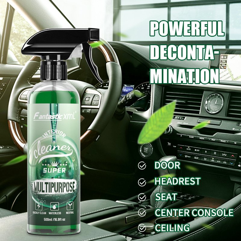 500ml Car Cleaning Product Multi Purpose interior Car Seat Car Leather Cleaner liquid Cleaner