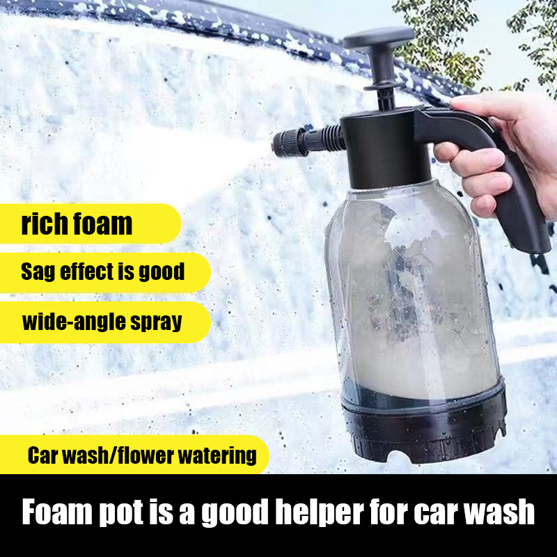 Car wash Foamer Pump Action Sprayer Manual Snow Foam High Pressure Spray watering can Cleaning Accessory