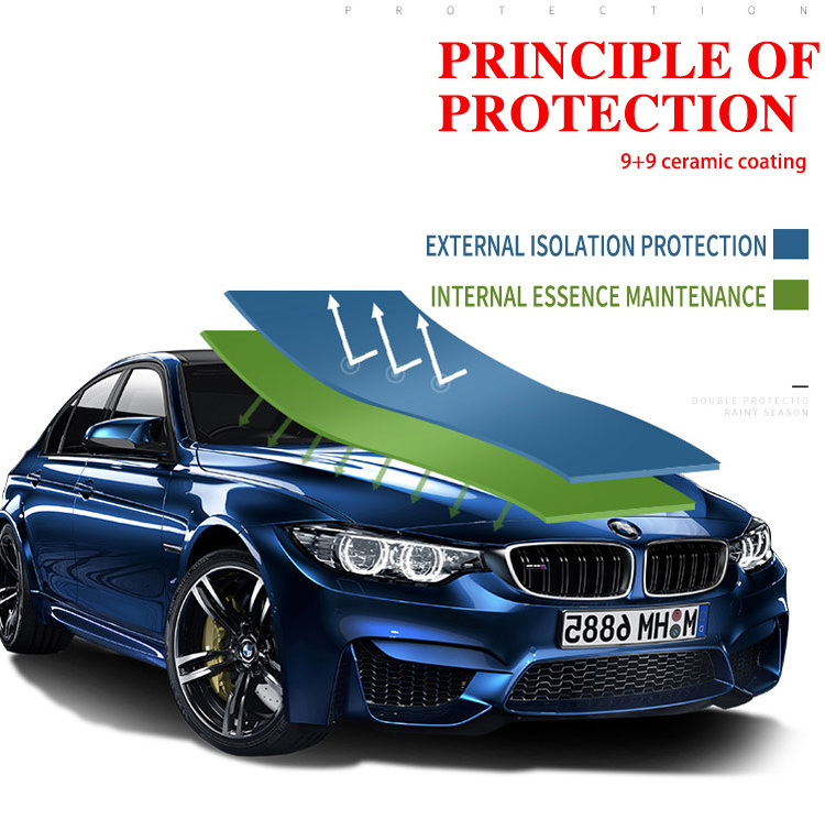 Wholesale 9H SiO2 PRO Ceramic Coating Hybrid High Glossy Hydrophobic Protection 50ML