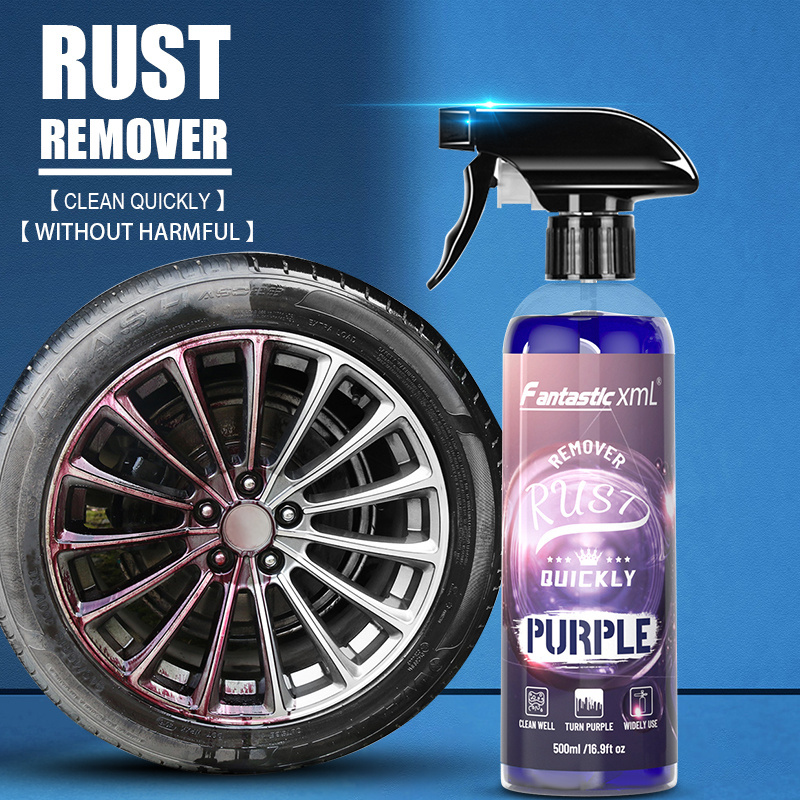 Fantastic xml wholesale safe Liquid Spray 500ml Cleaning Rust Remover car tire wheel rim spray Brake Cleaner Spray wheel cleaner