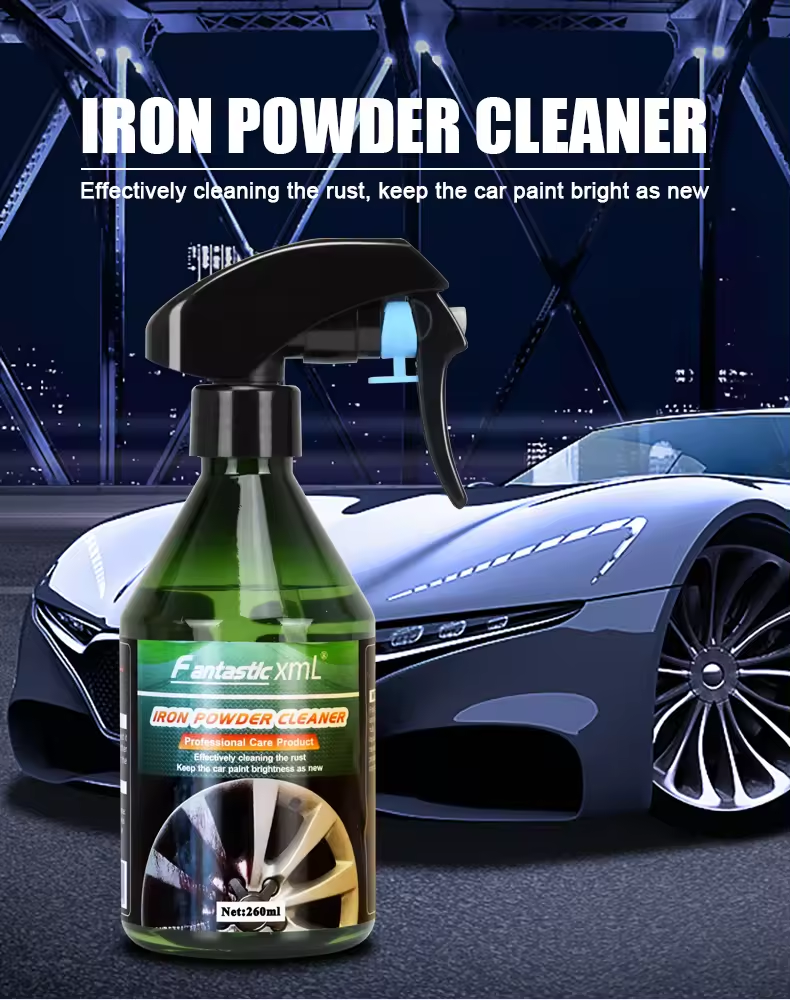 260ml Rust Remover Spray Agent Remove Iron Powder Iron Lubricant for Car Detailing Eco Friendly