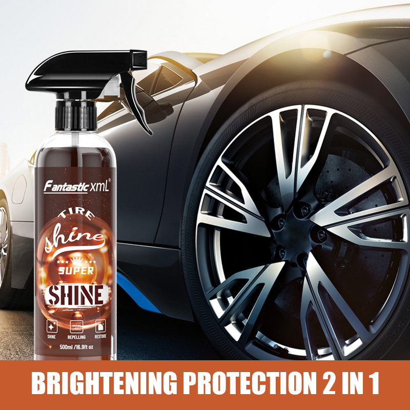 Fantastic xml Tyre Shine Tire cleaner spray for car washing high shine gloss car care coating shine cleaner spray