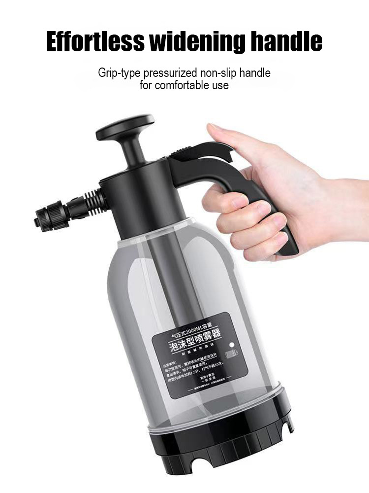 Car wash Foamer Pump Action Sprayer Manual Snow Foam High Pressure Spray watering can Cleaning Accessory