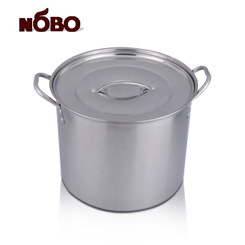 8pcs large commercial cooking pots stock pot sets complete stainless steel kitchen pot with lids