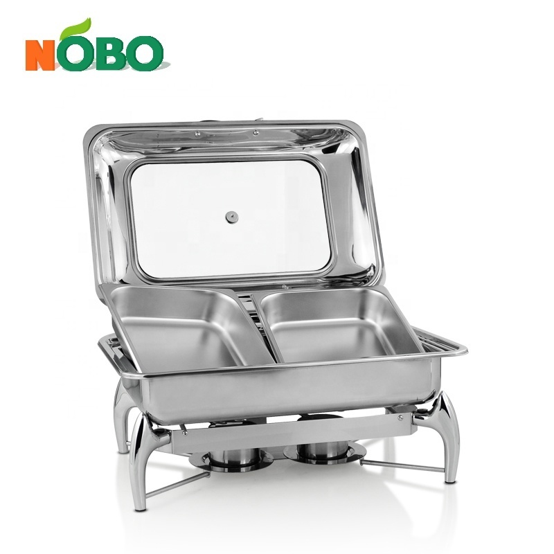 Wholesale Elegant Royal Catering Serving Buffet Food Warmer Stainless Steel Hotel Chafing Dish for Sale