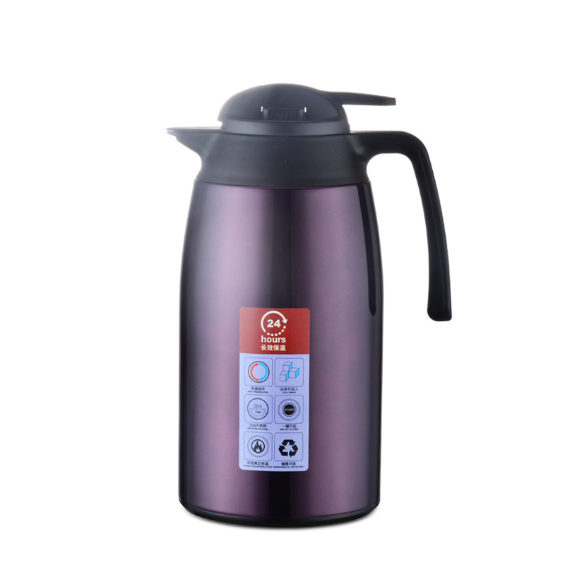 Wholesale Food Grade airline coffee pot double walled stainless steel arabic thermos vacuum flasks