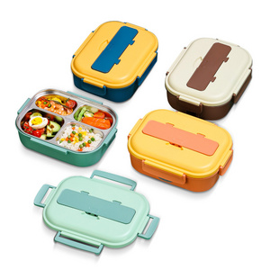 Portable Custom Office Rechargeable Metal Self Heating Food Warmer Bento Box Electric Stainless Steel Lunch Box