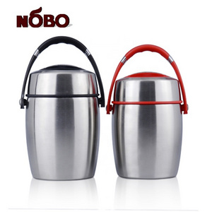 Portable Layer Food Warmer Container Stainless Steel Insulated Thermal Vacuum bento Lunch Box with Handle