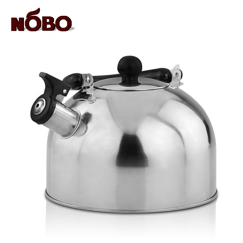 High Quality Portable Custom Color Travel Kettle 304 Stainless Steel Whistling Induction Kettle