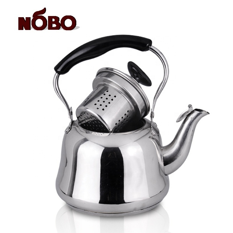 Small whistle teapot stainless steel non electric water tea kettle