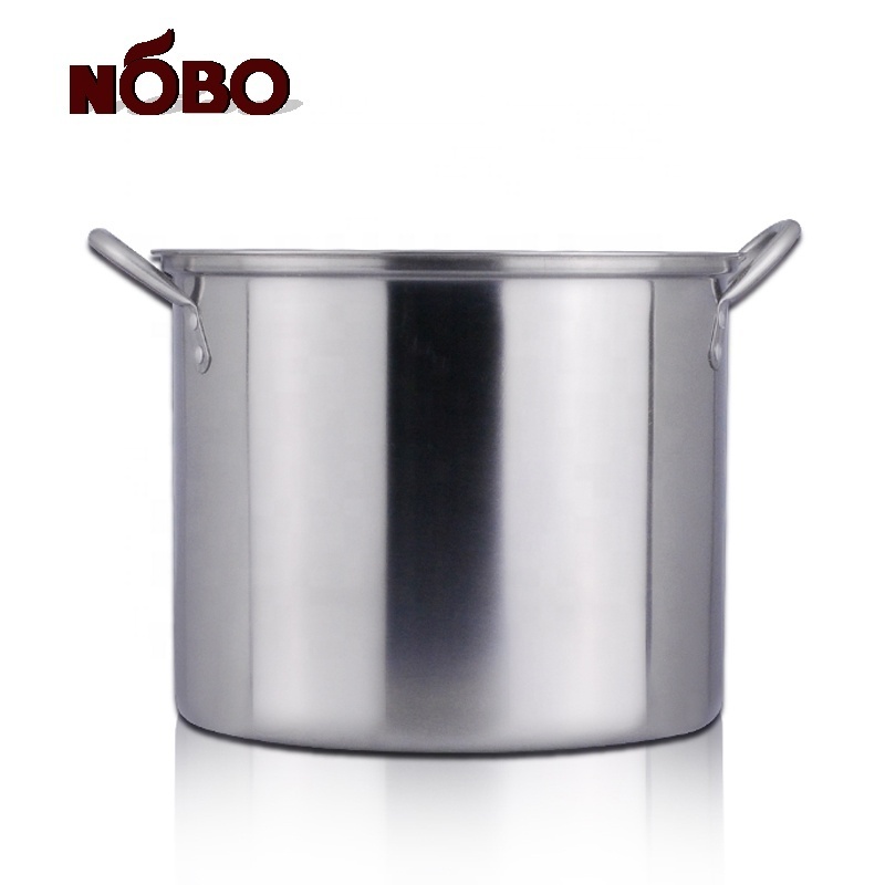 8pcs large commercial cooking pots stock pot sets complete stainless steel kitchen pot with lids