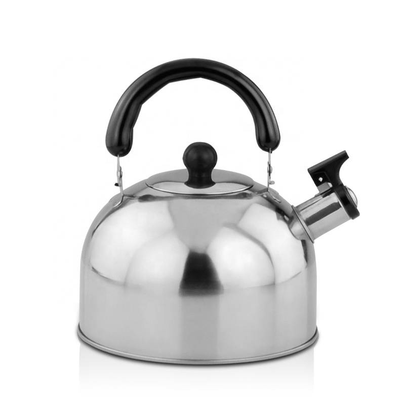 High Quality Portable Custom Color Travel Kettle 304 Stainless Steel Whistling Induction Kettle