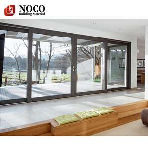 NOCO Aluminium Stack Slider Multi Slide Certified Unbreakable Bullet Proof Laminated Glass Sliding Door