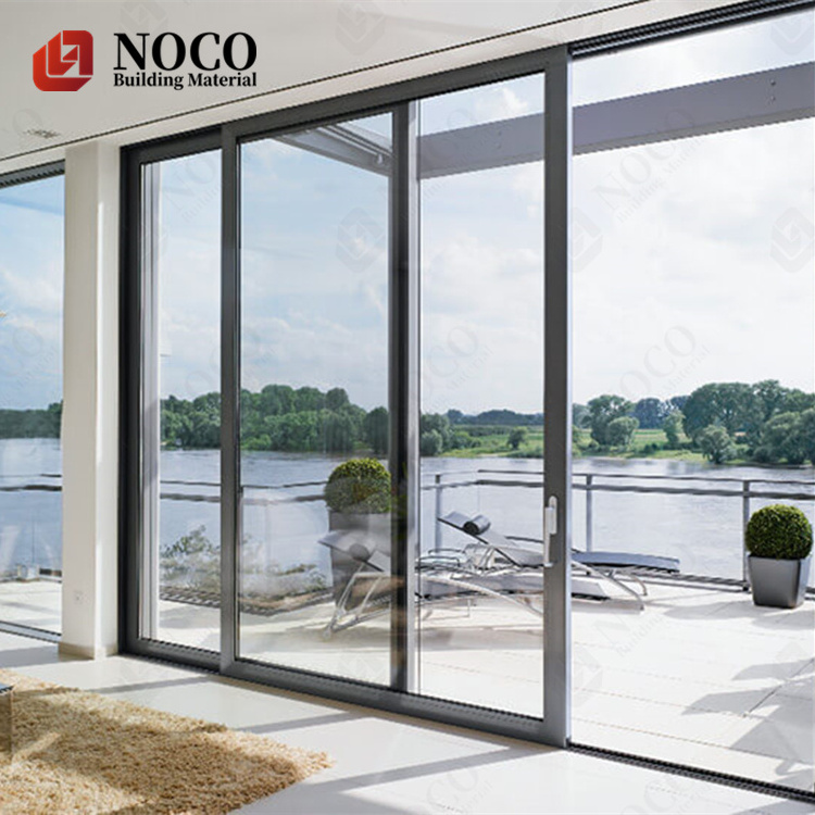 NOCO Aluminium Stack Slider Multi Slide Certified Unbreakable Bullet Proof Laminated Glass Sliding Door