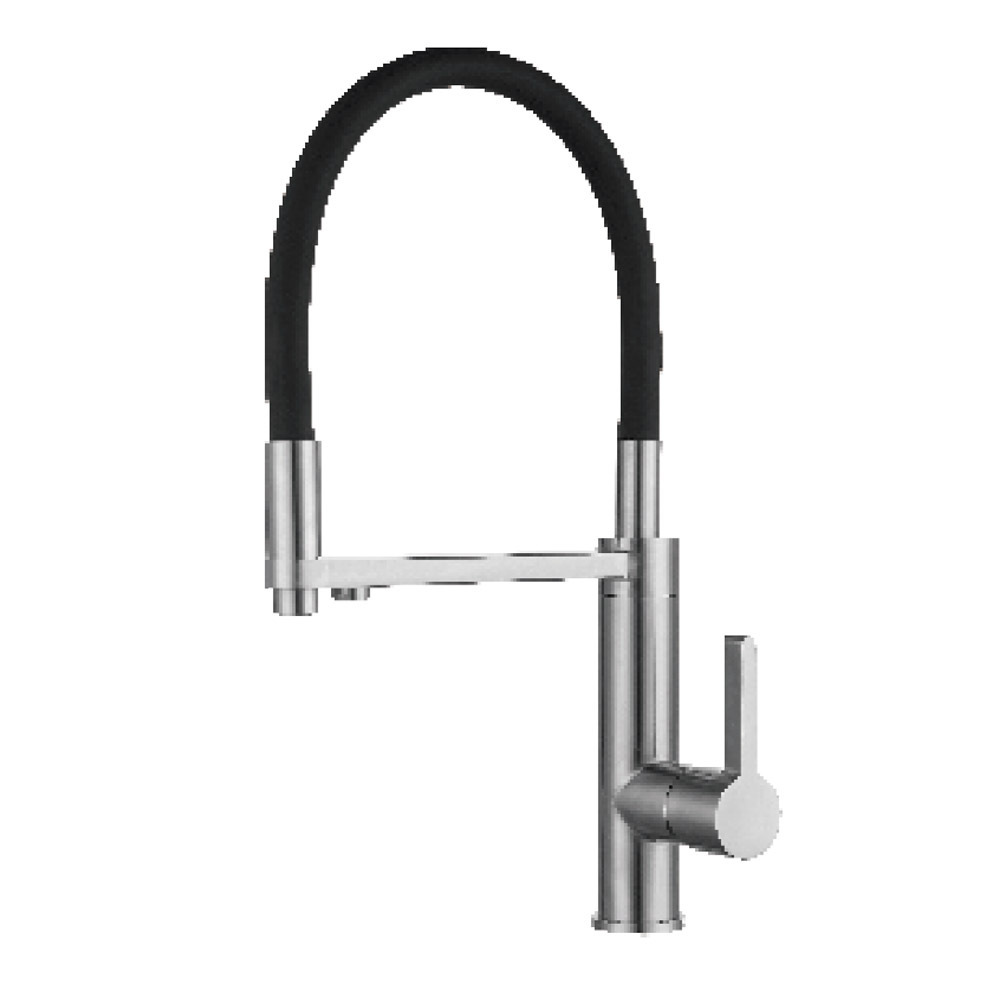 Factory Supply Customized Rotating Pull Down Water Mixer Tap Electric Sensor Touchless Kitchen Faucet