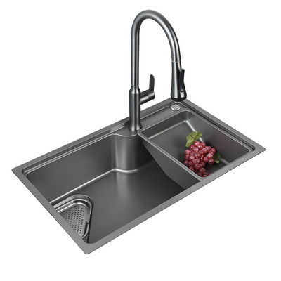 Nano  steps sink 304 stainless steel  kitchen sink single bowl handmade  light luxury sink