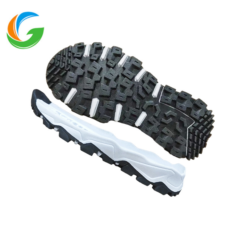 Golden Manufacturer Outdoor Shoe  Black Shoes White Sole Outsole Tpu Sole Eva Shoe Sole Stylish Mens Soft Sole  Running Shoes