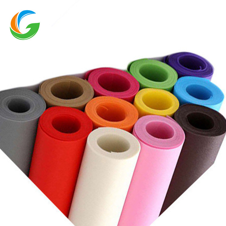 Golden Polyester Coated Pet Hot Rolled Water Resistant Soluble Mattress Embroidery Backing Paper Nonwoven Fabric For Plant Cover