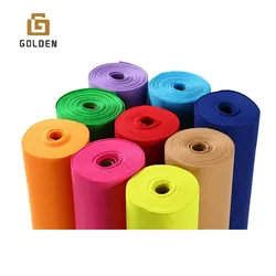 Customized Stiff Felt Fabric 100% Polyester Needle Punched Nonwoven Needle Felt Underlay Sofa Fabric Needle Punch