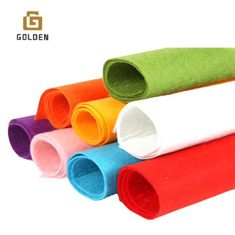 2mm 3mm Needle Punched Tennis Ball Felt Fabric Polyester Tennis Felt Fabric Hot Sale Needle Punched Nonwoven Fabric