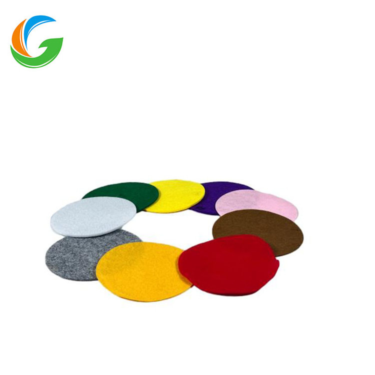 Golden Nonwoven Fabric Suppliers Needle Punched Felt Tennis Ball Fabric Mate Felt Fabric 5mm 3mm Polyester Needle Punched Felt