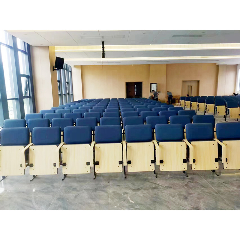 Modern Wood Folding Retractable Education School Church Stadium Seat Auditorium Chair Telescopic Seating Chair For Sale