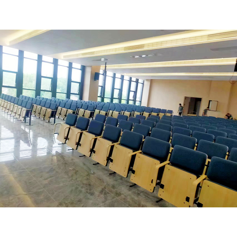 Modern Wood Folding Retractable Education School Church Stadium Seat Auditorium Chair Telescopic Seating Chair For Sale