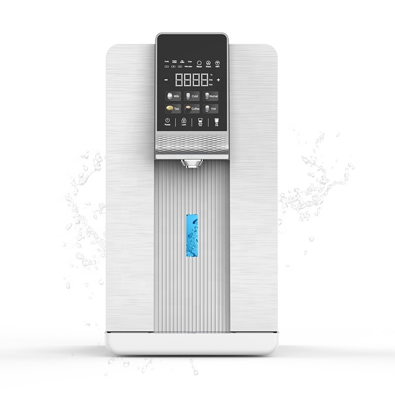 2024 new desgin puretal hot and cold water countertop RO system with UV water filter dispenser Hydrogen-rich  Water Purifier