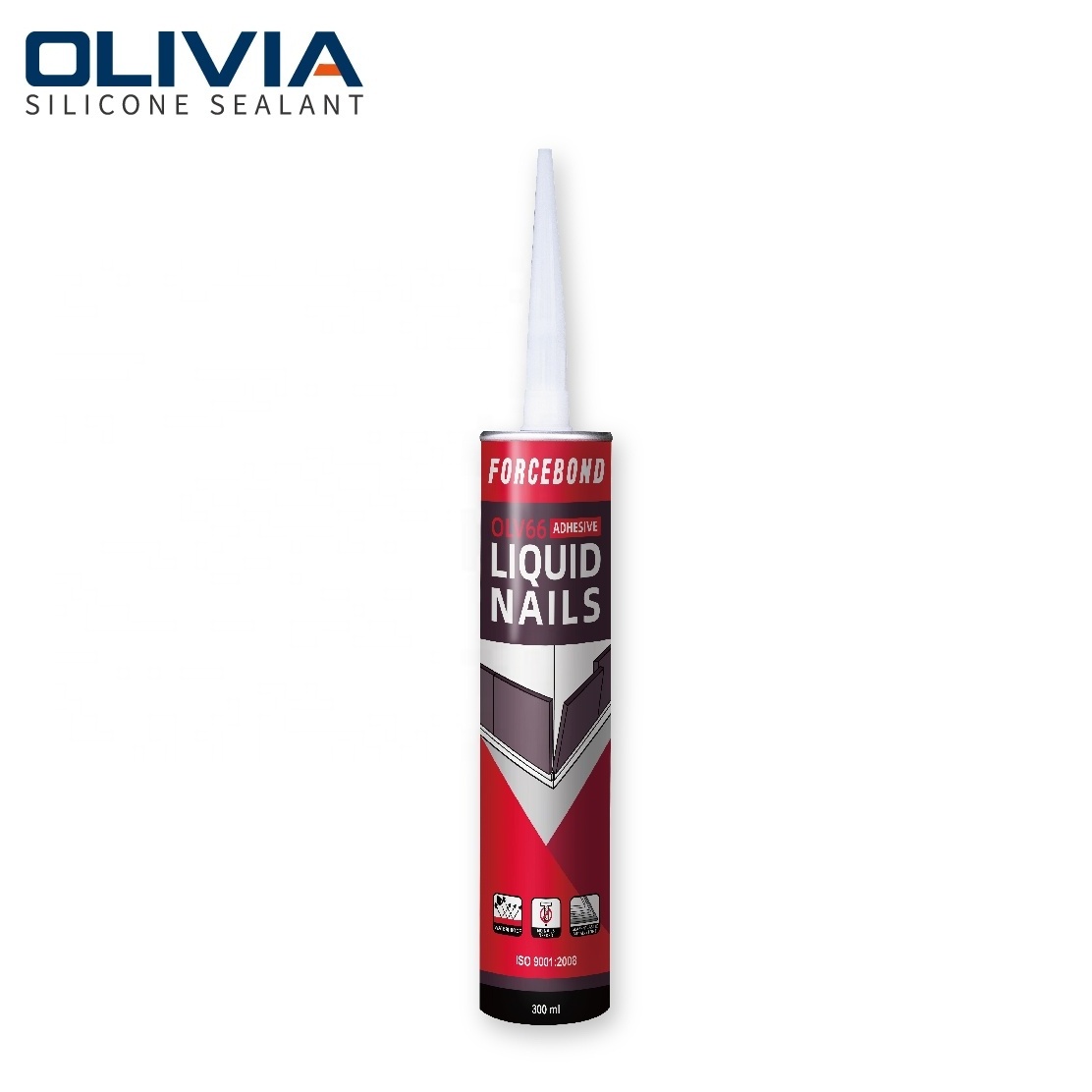 High performance liquid cure silicone sealant & adhesive rubber glass seal install uv resin olv66 ace ns crack