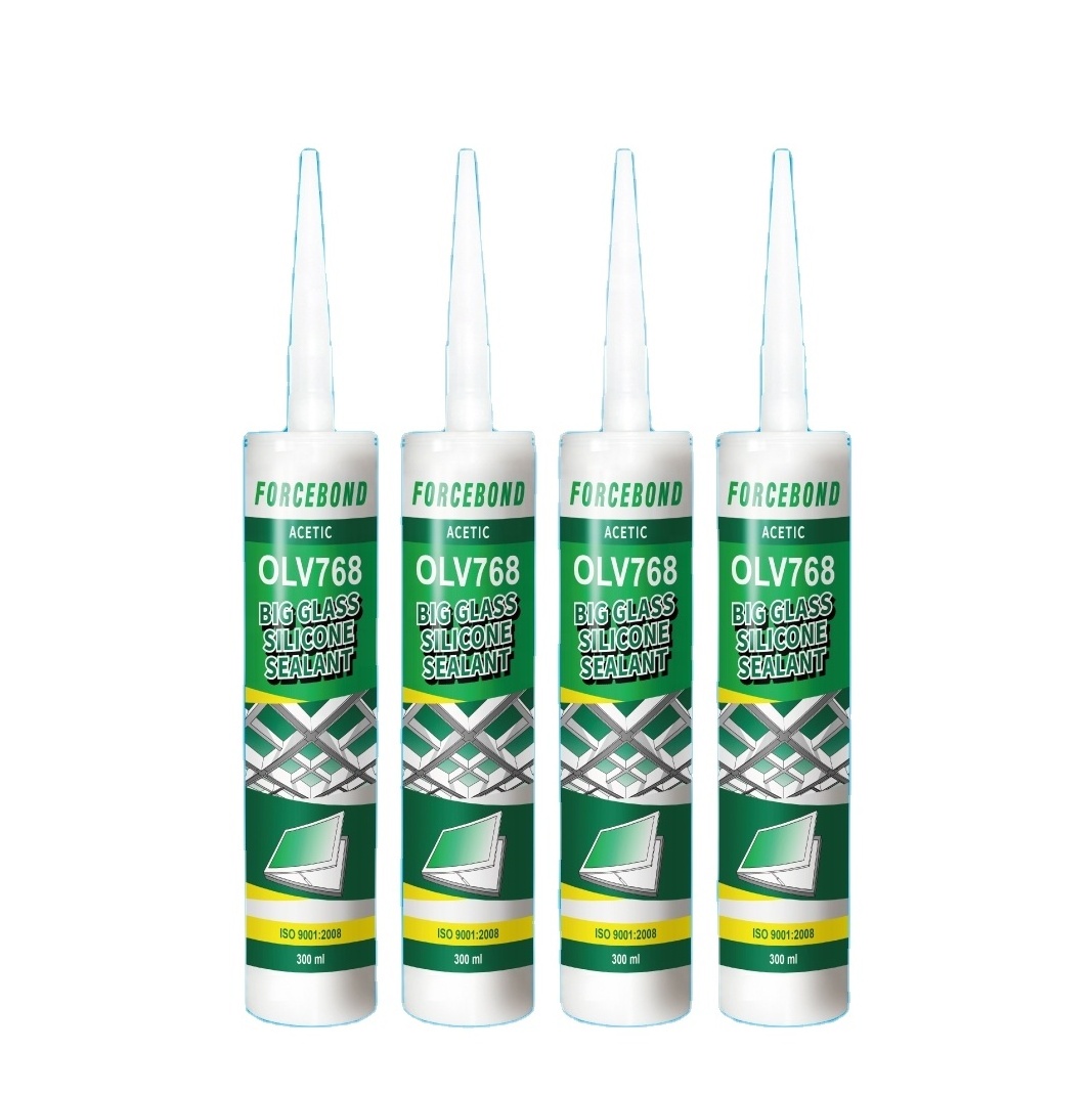 Quick drying Acetoxy Acid Silicone Sealant Advanced Acetic aquarium Silicon Adhesive Glue For Big Glass