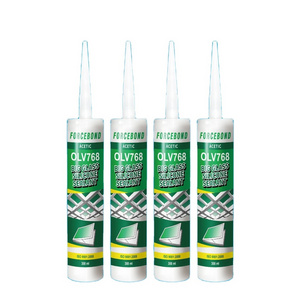 Quick drying Acetoxy Acid Silicone Sealant Advanced Acetic aquarium Silicon Adhesive Glue For Big Glass