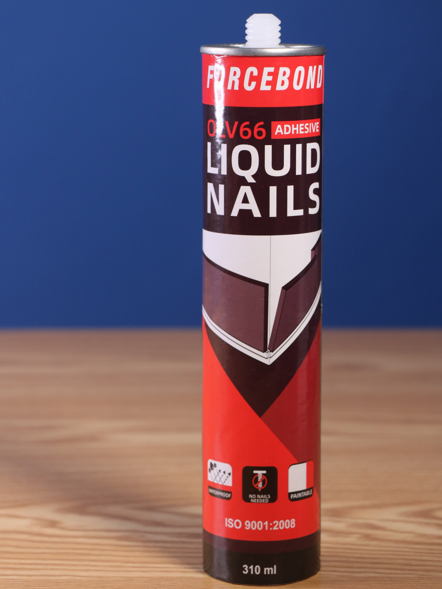 Hot sell no more nail high tack glue OLV66 liquid nails wood used silicone adhesive for room floor