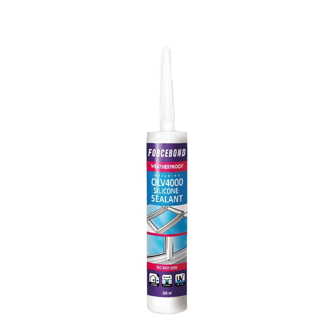 High performance interior filler OLV4000 glazing adhesive & sealant vidrio blanco nevado bonding for car