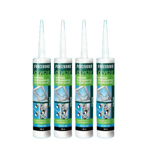 High grade flat roof waterproofing window caulking transparent neutral silicone sealant for glass