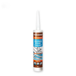 Direct selling black silicon glass glue gap filler glazing 590ml sausage silicone sealant for curtain wall